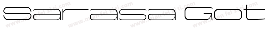 Sarasa Gothic-SC-Ext字体转换
